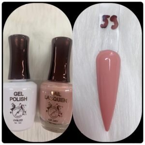 JL DUO (GEL POLISH+NAIL LACQUAER)15ML #59
