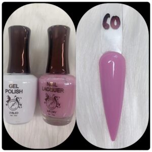 JL DUO (GEL POLISH+NAIL LACQUAER)15ML #60