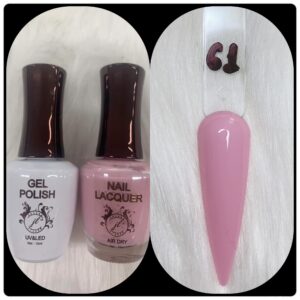 JL DUO (GEL POLISH+NAIL LACQUAER)15ML #61