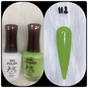 JL DUO (GEL POLISH+NAIL LACQUAER)15ML #112